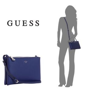 Guess Trudy Mini Double Zipper Bag NWT